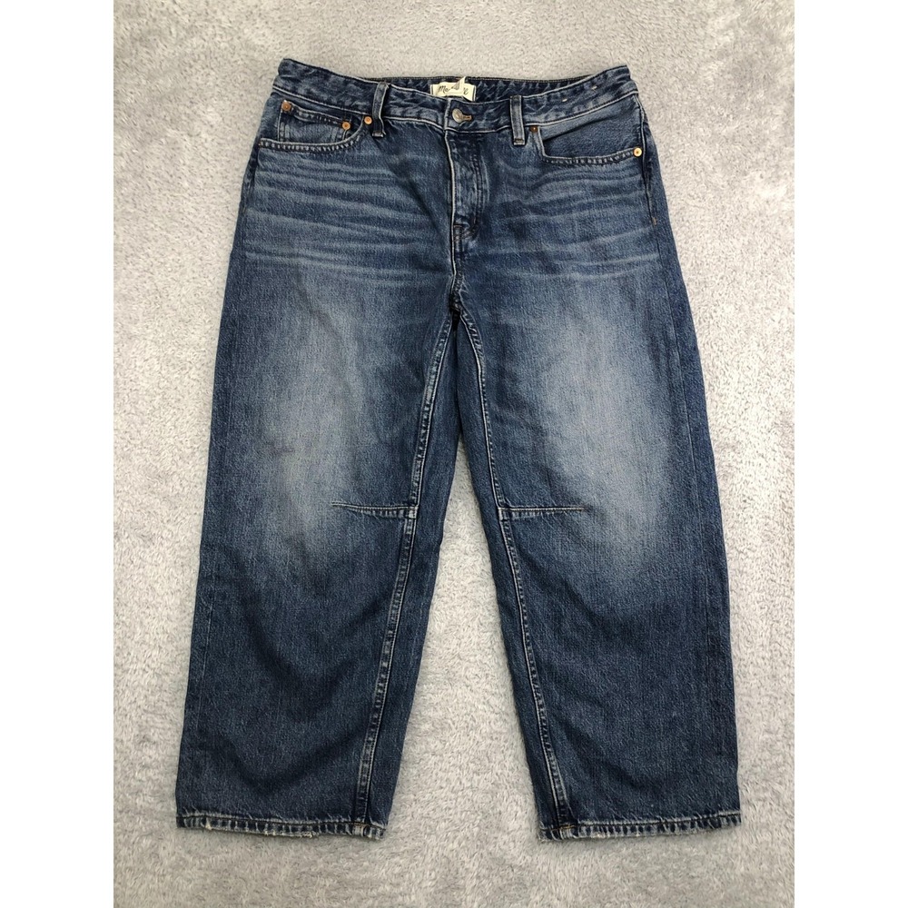 Madewell Jeans Womens 30P (33x24) Blue The Darted Barrel Leg